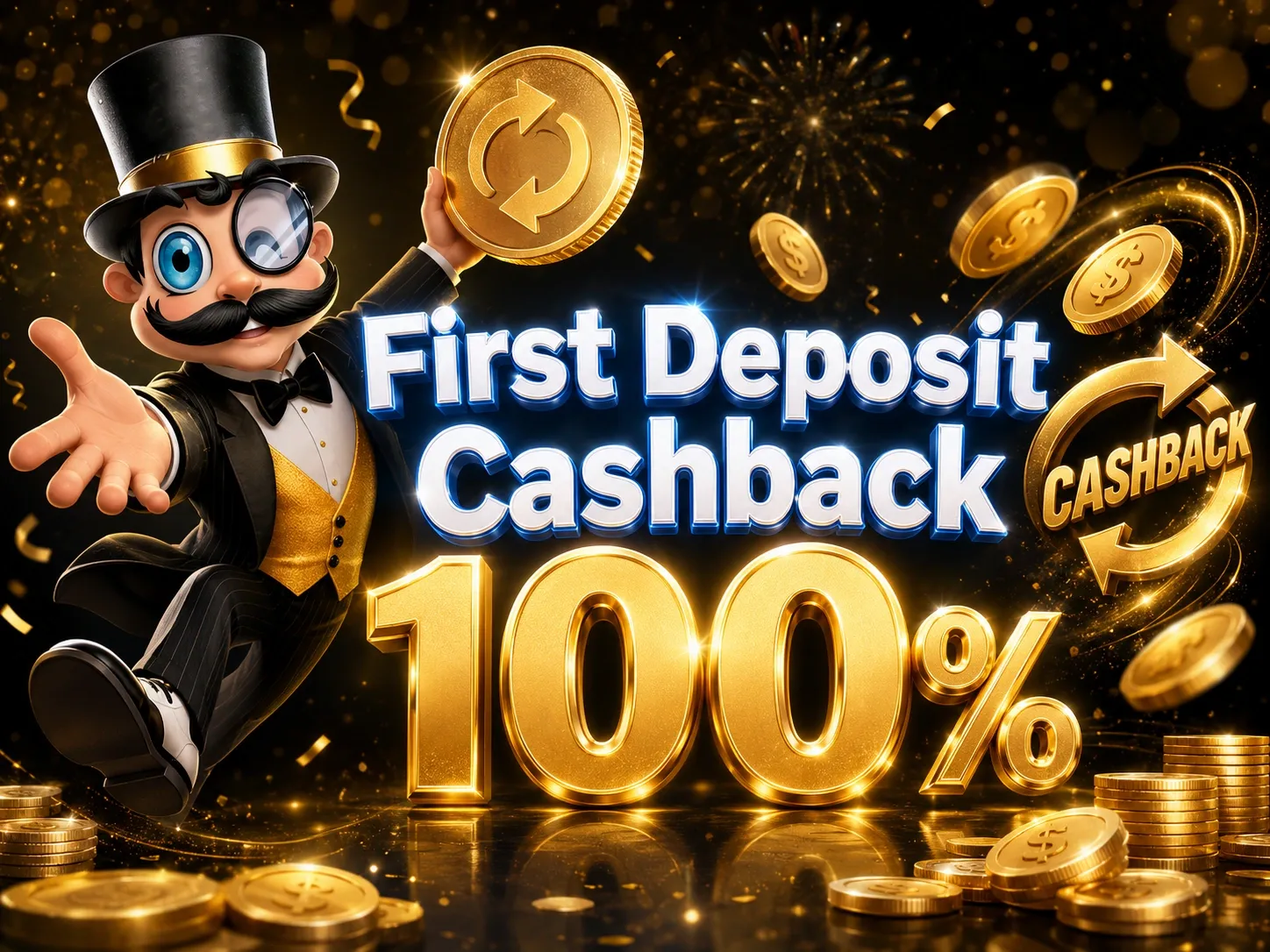 First deposit cashback